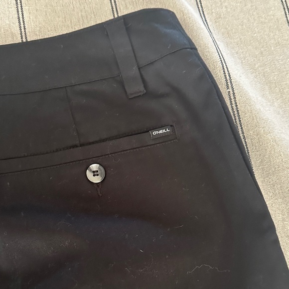 O'Neill Men's Classic Black Flat Front Shorts - Picture 4 of 4